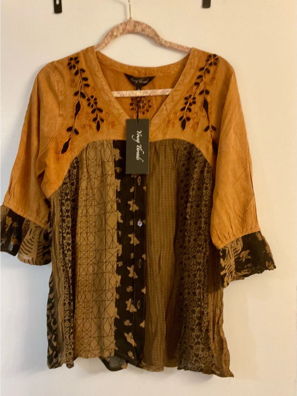🌷NWT Young Threads Boho Top